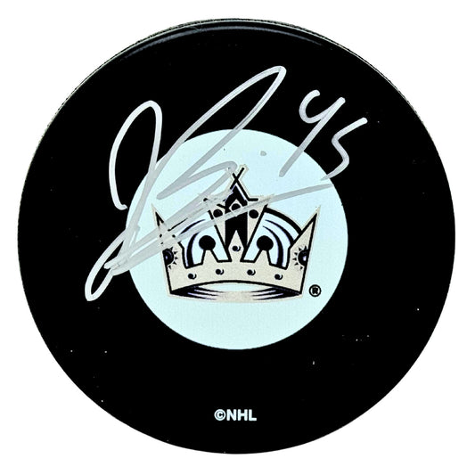 Jonathan Bernier Los Angeles Kings Signed NHL Autograph Puck Silver Auto