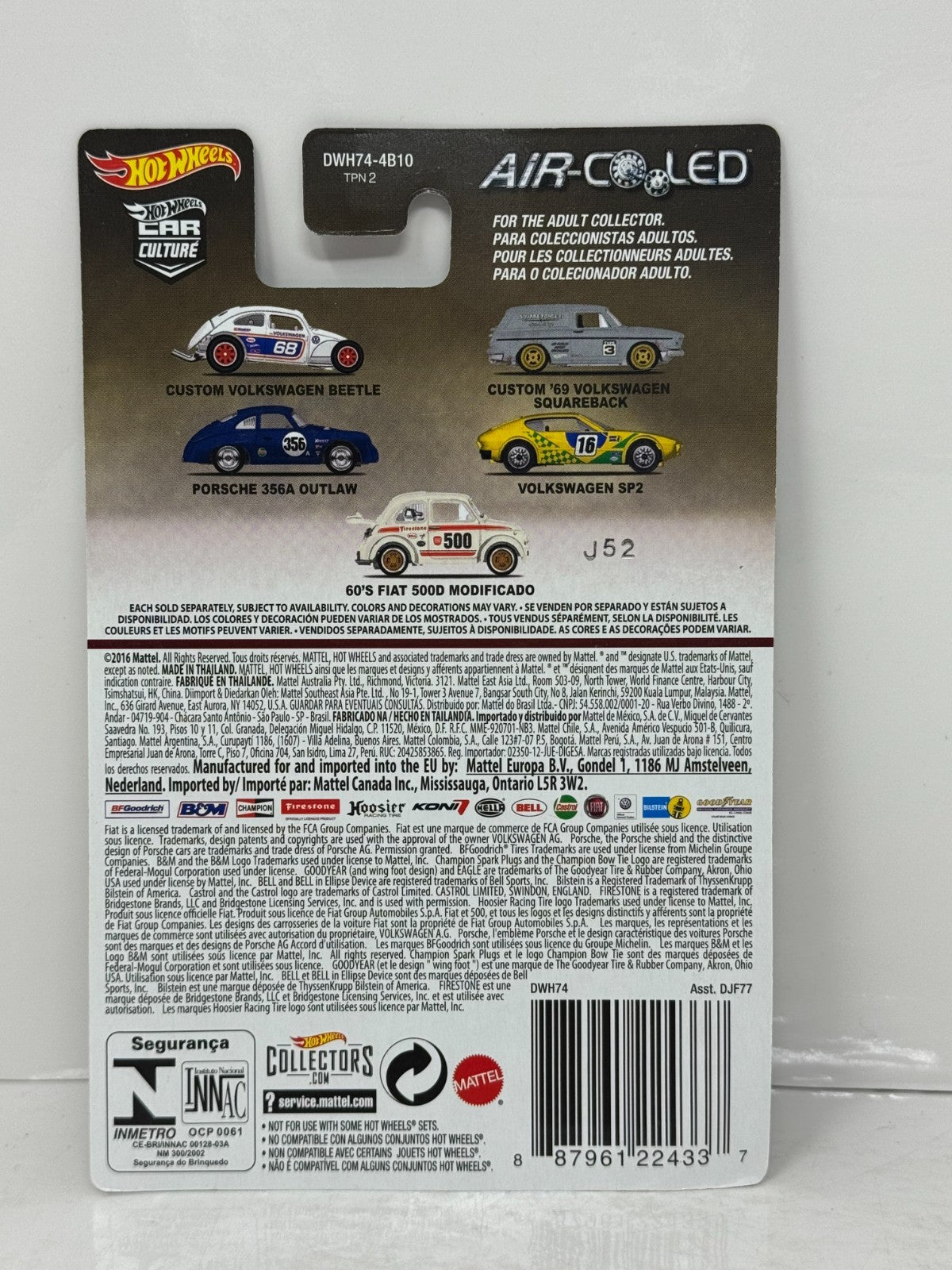 Hot Wheels Air-Cooled Volkswagen SP2 Real Riders 1:64 Diecast