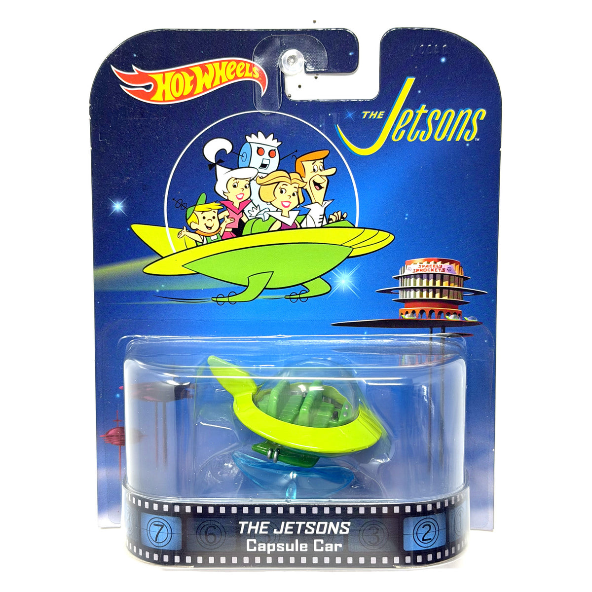 Hot Wheels Retro Entertainment The Jetsons Capsule Car 1:64 Diecast Green