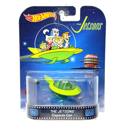 Hot Wheels Retro Entertainment The Jetsons Capsule Car 1:64 Diecast Green