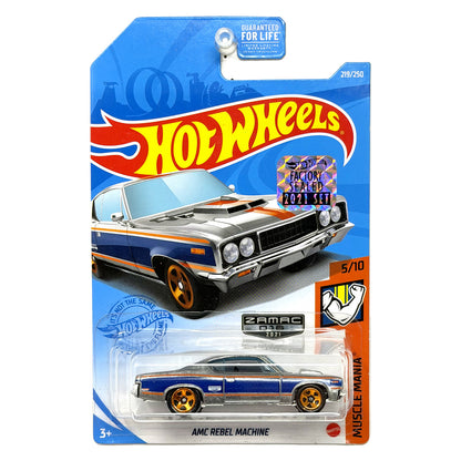 Hot Wheels ZAMAC Muscle Mania AMC Rebel Machine 1:64 Diecast Factory Sealed