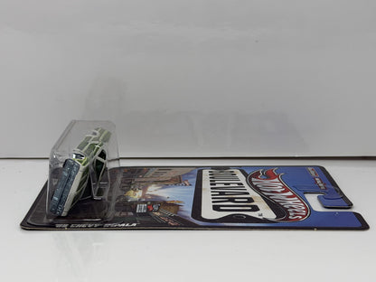 Hot Wheels Boulevard 1965 Chevrolet Impala 1:64 Diecast Real Riders Green White