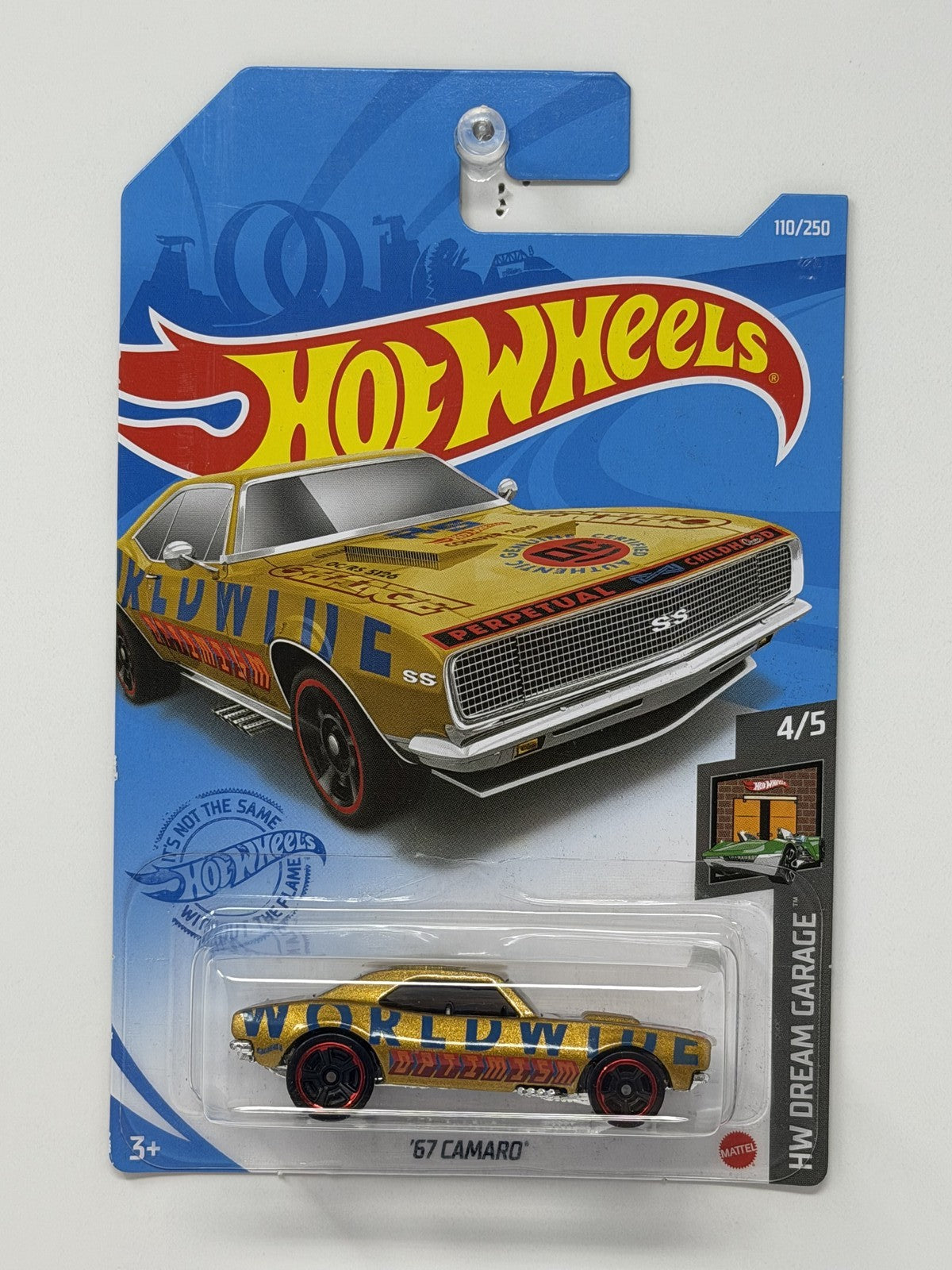 Hot Wheels HW Dream Garage 1967 Camaro 1:64 Diecast Gold