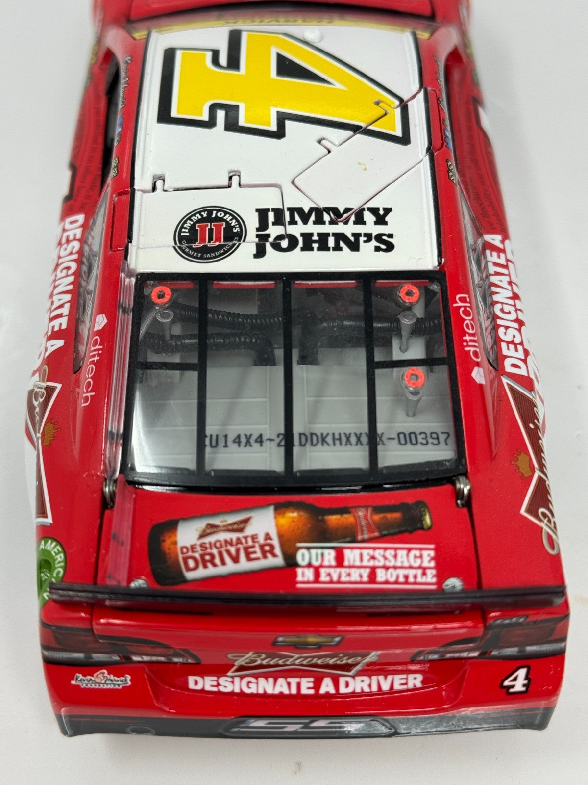 Lionel NASCAR Kevin Harvick #4 Budweiser Designate A Driver 2014 SS 1:24 Diecast