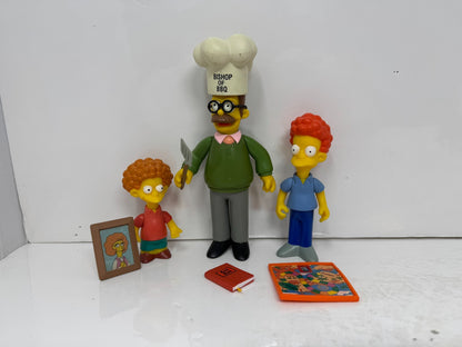 Simpsons World of Springfield Flanders Family Figure Set Playmates
