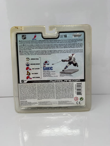 McFarlane NHL Joe Sakic Colorado Avalanche Series 18 Figurine
