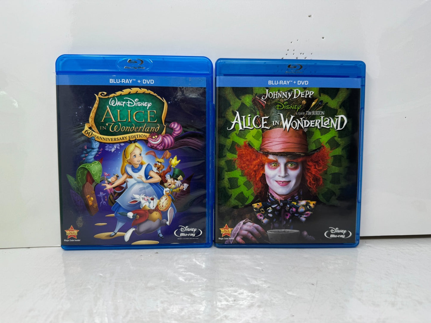 Alice in Wonderland (Blu-ray) Disney Animated & Live Action Collection