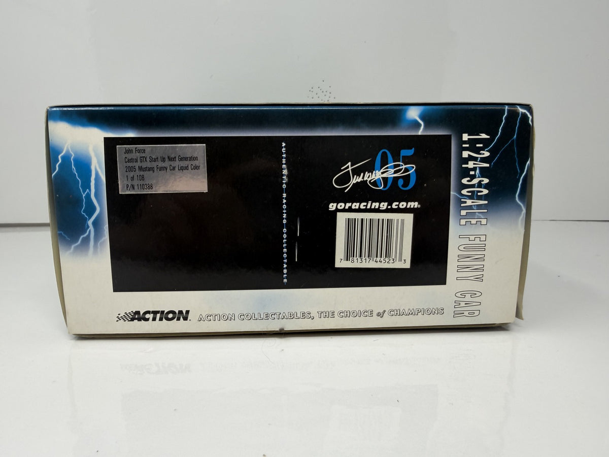 Action NHRA John Force Next Generation 2005 Mustang Liquid Color 1:24 Diecast