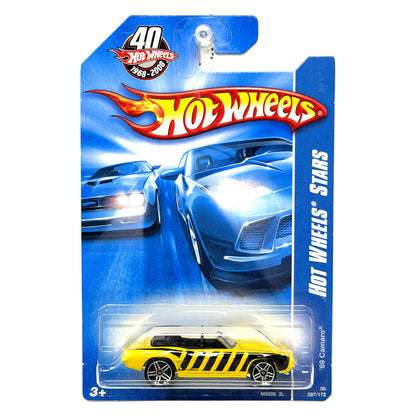 Hot Wheels Hot Wheels Stars 1969 Chevrolet Camaro 1:64 Diecast Yellow