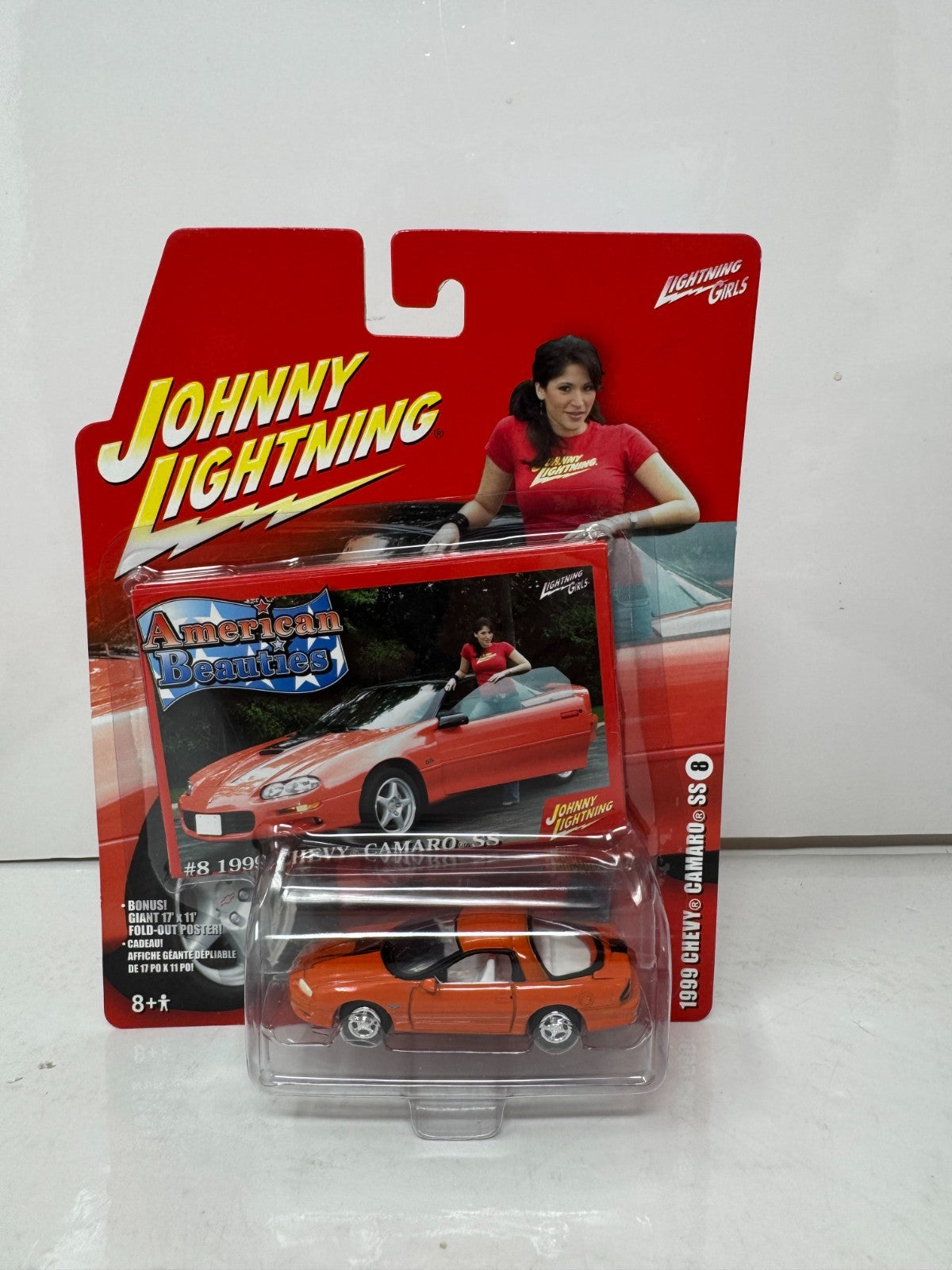 Johnny Lightning American Beauties 1999 Chevy Camaro SS 1:64 Diecast