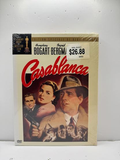 Casablanca (DVD) Humphrey Bogart Classic Romance Brand New & Sealed