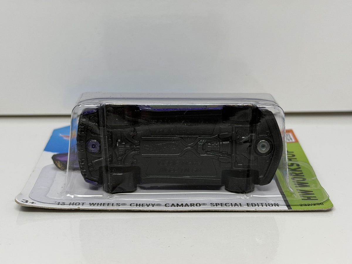 Hot Wheels HW Workshop 2013 Camaro Special 1:64 Diecast Purple Short Card