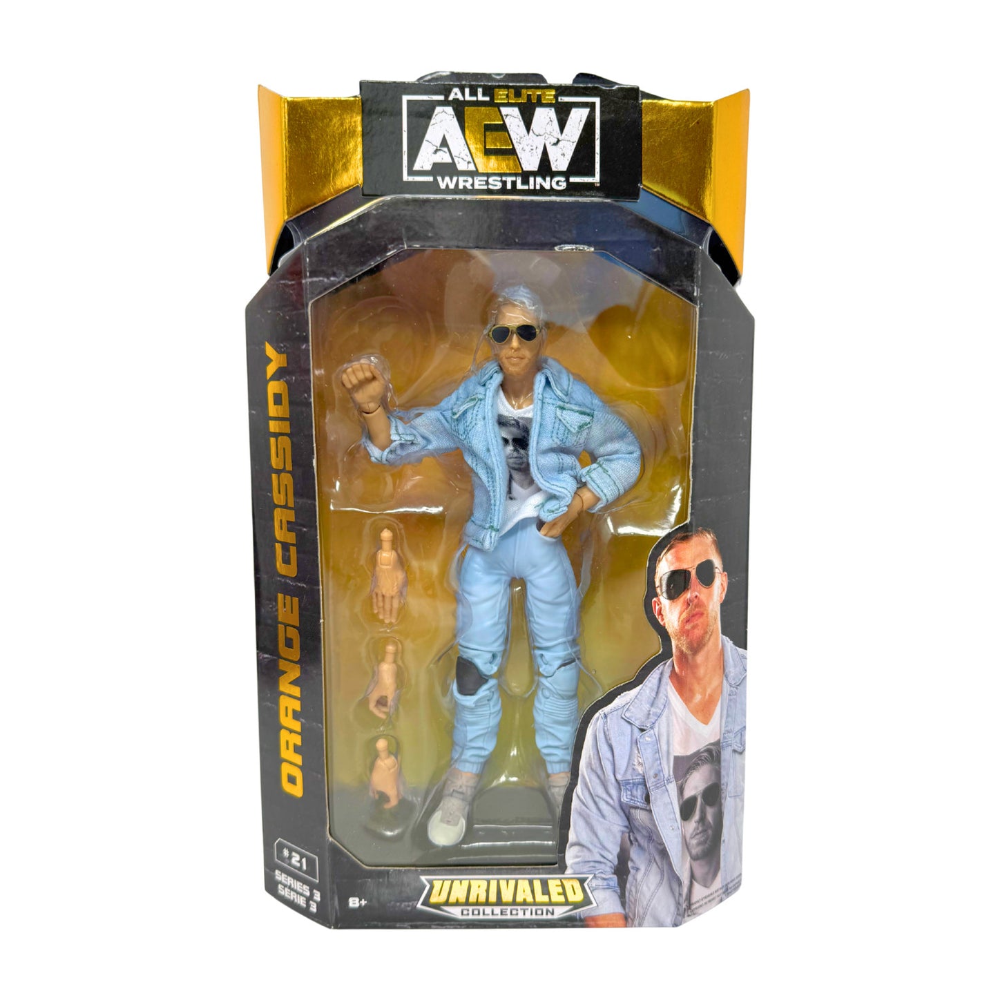 Jazwares AEW Unrivaled Series 3 Orange Cassidy Action Figure