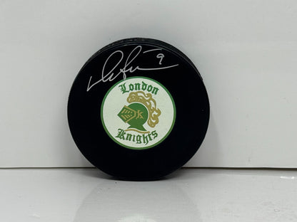 Darryl Sittler London Knights Signed NHL Autograph Puck Silver Auto