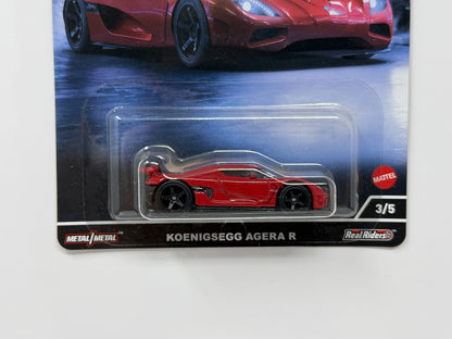 Hot Wheels Premium Exotic Envy Koenigsegg Agera R 1:64 Diecast