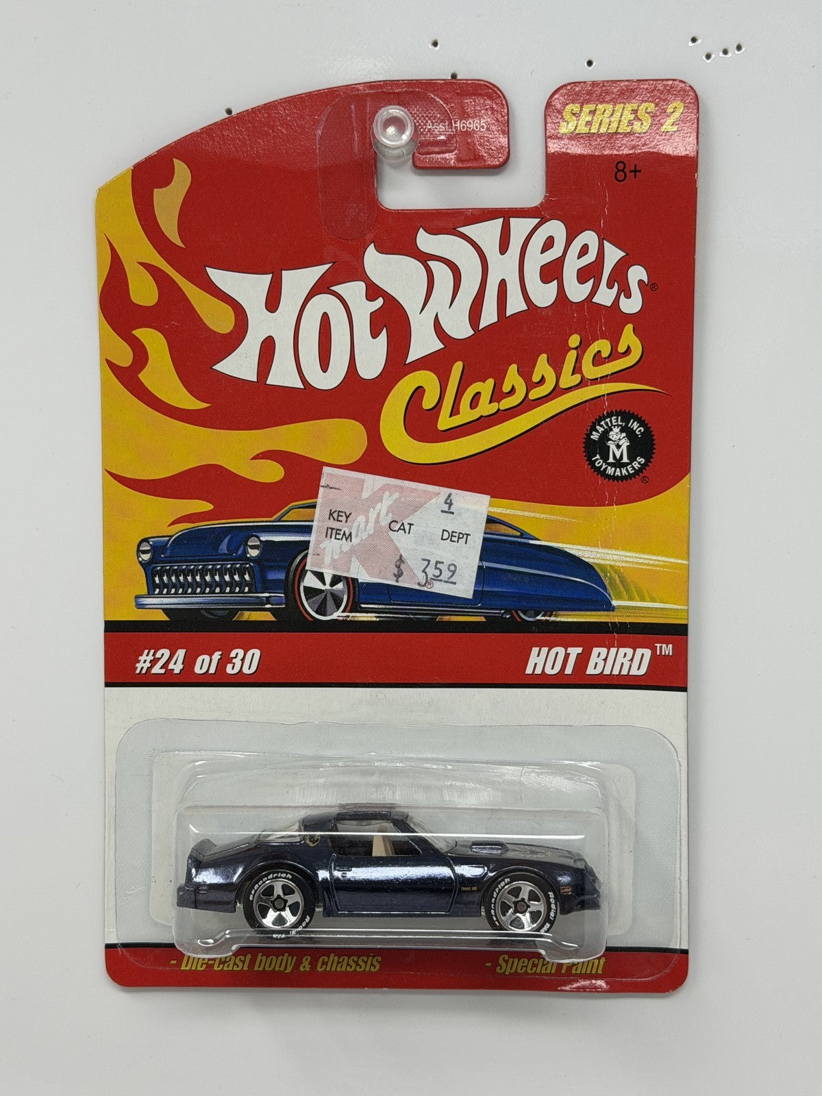 Hot Wheels Classics Series 2 Hot Bird Spectraflame 1:64 Diecast Dark Blue