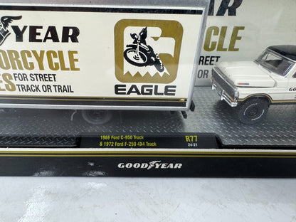 M2 Machines Auto Haulers 1972 Ford F-250 4x4 & 1966 Ford C-950 1:64 Diecast