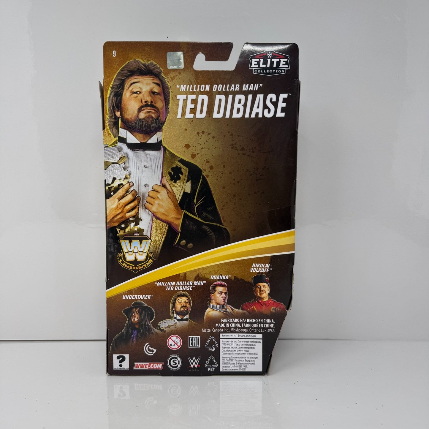 Mattel WWE Legends Series 9 Million Dollar Man Ted DiBiase Action Figure