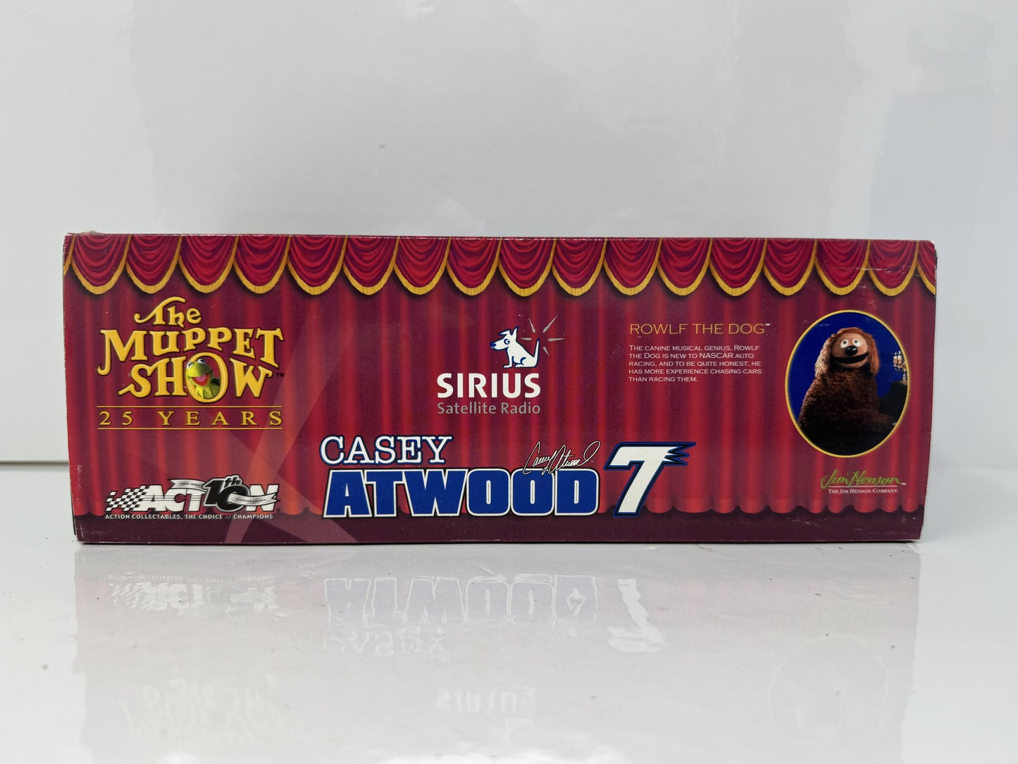 Action Nascar Casey Atwood #7 Sirius Muppets 2002 Dodge Intrepid 1:24 Diecast