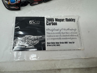 Milestone Gary Scelzi NHRA Mopar Oakley Carbon Dodge Stratus Funny Car 116 Scale