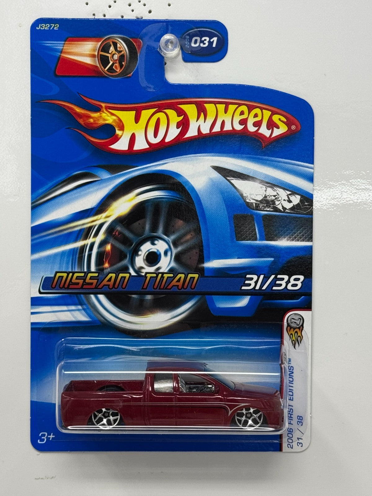 Hot Wheels 2006 First Editions Nissan Titan 1:64 Diecast Red