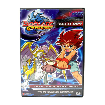 Beyblade G-Revolution Vol. 3 Let It Rip! (DVD) Anime