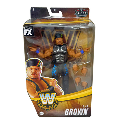 Mattel WWE Legends Series 19 D'Lo Brown CHASE Blue Attire Action Figure