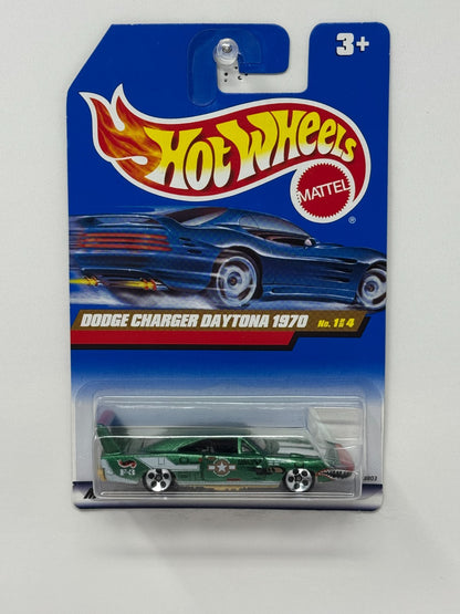 Hot Wheels Dodge Charger Daytona 1970 1:64 Diecast Green Camo