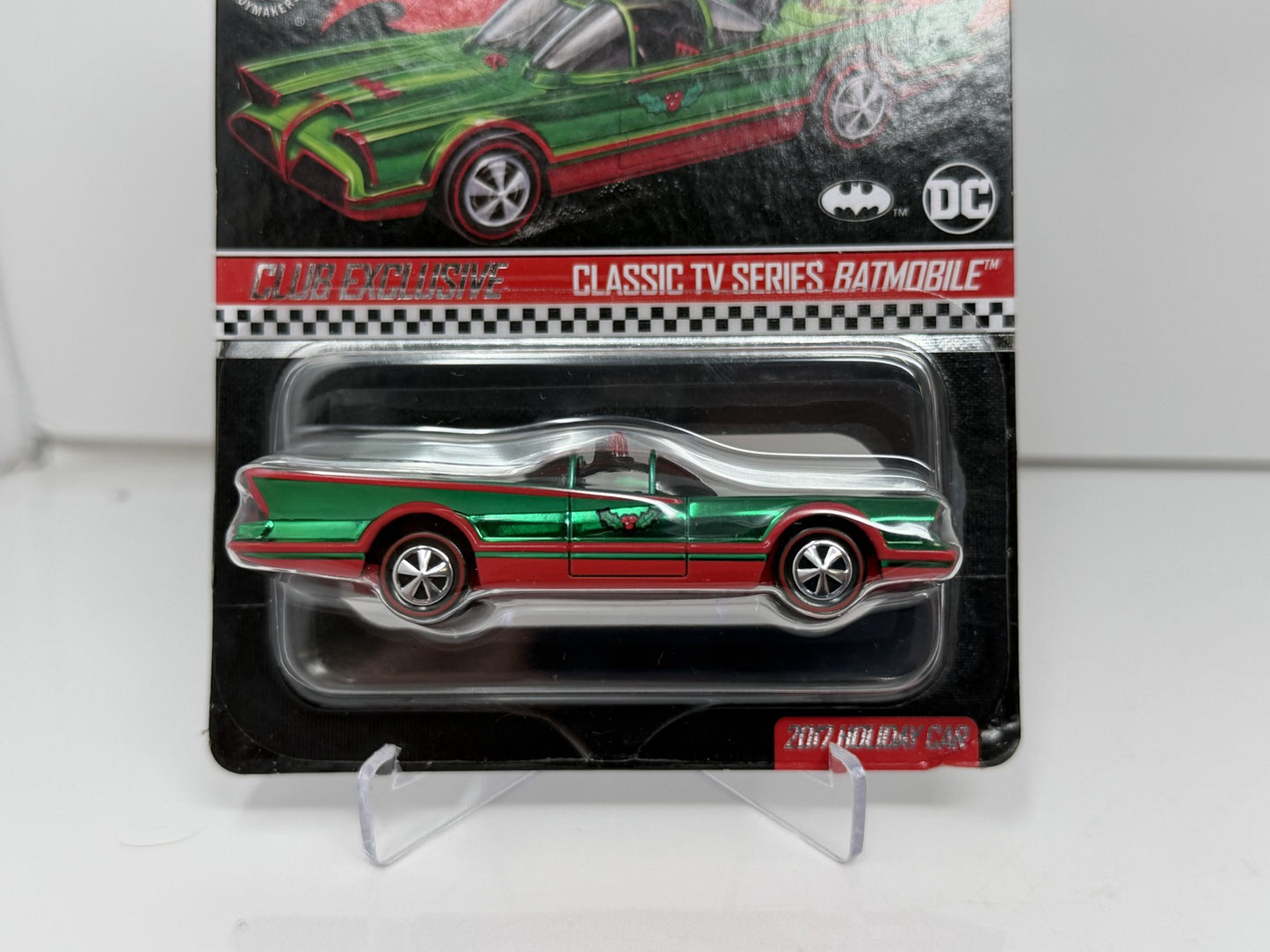 Hot Wheels RLC Red Line 2017 Holiday Classic TV Series Batmobile 1:64 Diecast