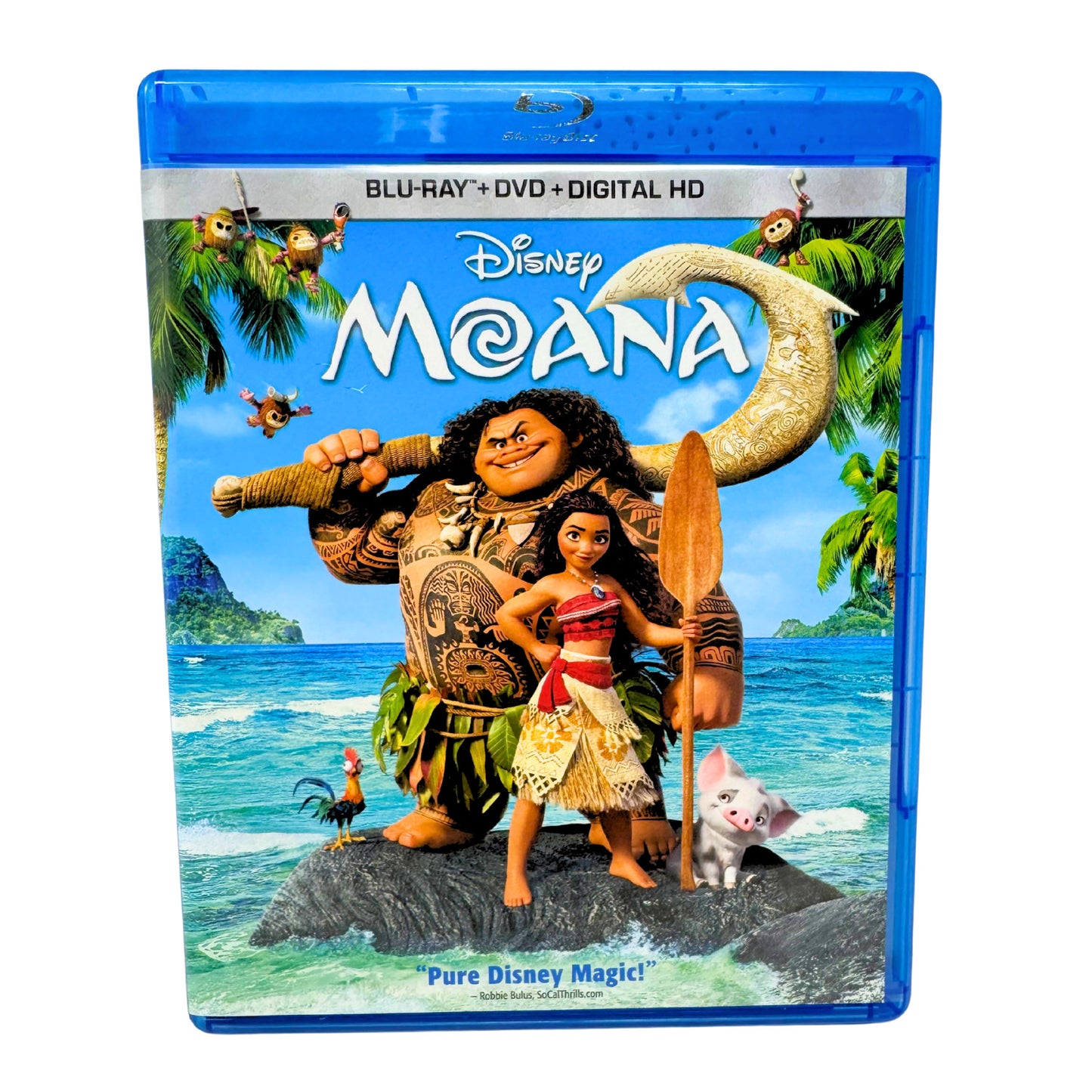 Moana (Blu-ray) Disney Animated Family Adventure Movie