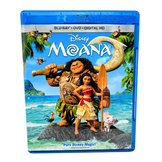 Moana (Blu-ray) Disney Animated Family Adventure Movie
