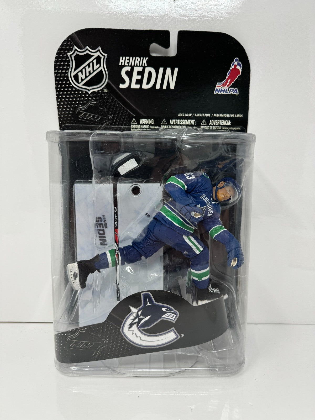 McFarlane NHL Henrik Sedin Vancouver Canucks Series 20 Figure