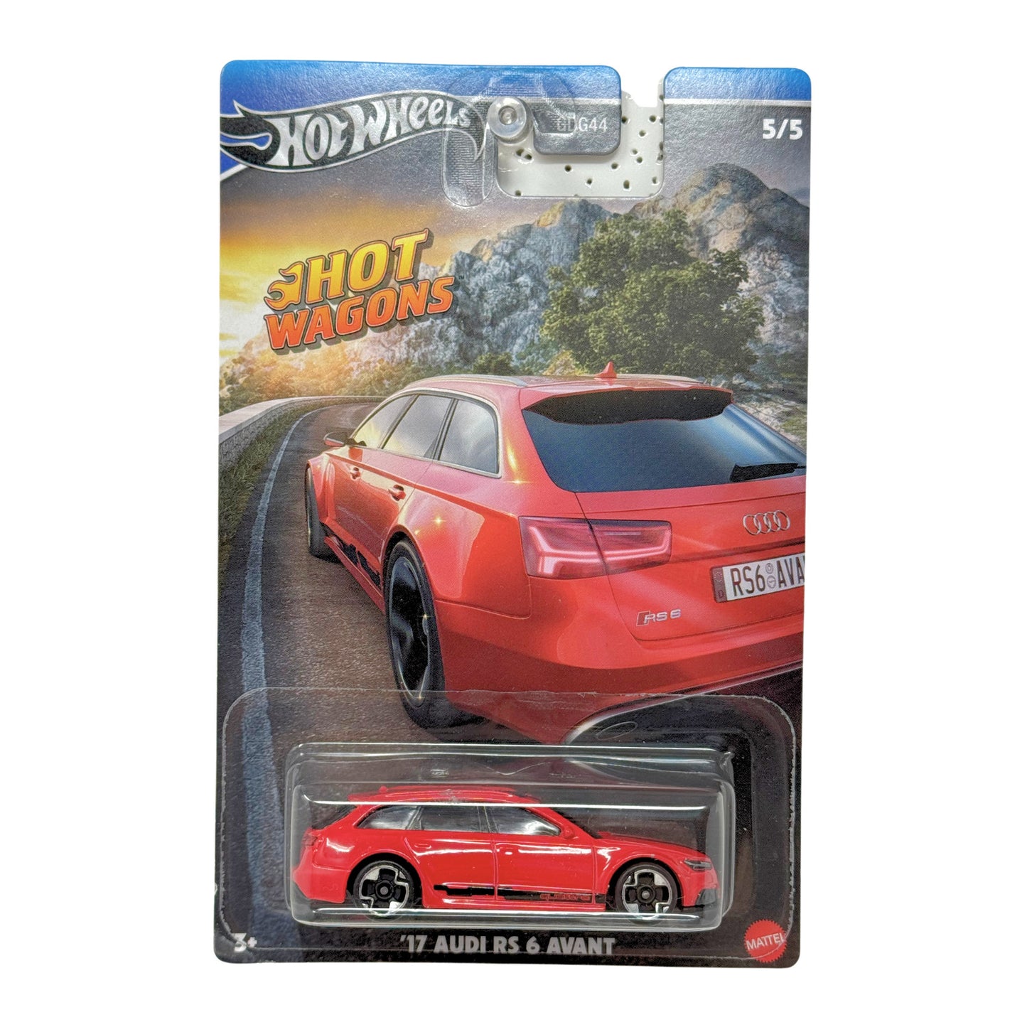 Hot Wheels Hot Wagons 2017 Audi RS 6 Avant 1:64 Diecast Red