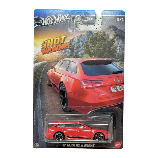 Hot Wheels Hot Wagons 2017 Audi RS 6 Avant 1:64 Diecast Red