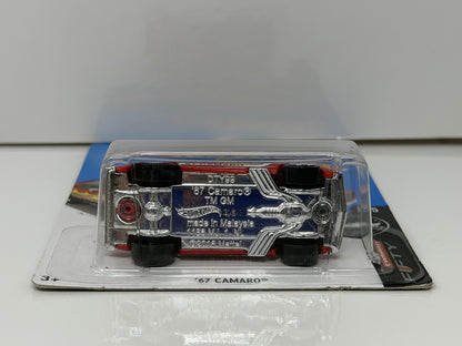 Hot Wheels Camaro Fifty 1967 Chevrolet Camaro 1:64 Diecast Red USA Card