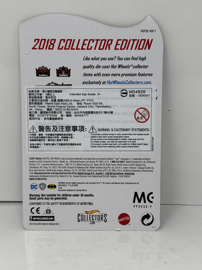 Hot Wheels 2018 Collector Edition TV Series Batmobile K-Mart 1:64 Diecast