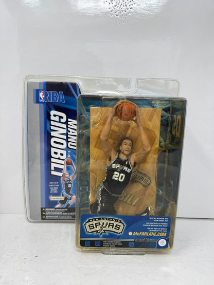 McFarlane NBA Mano Ginobili San Antonio Spurs Series 10 Figure