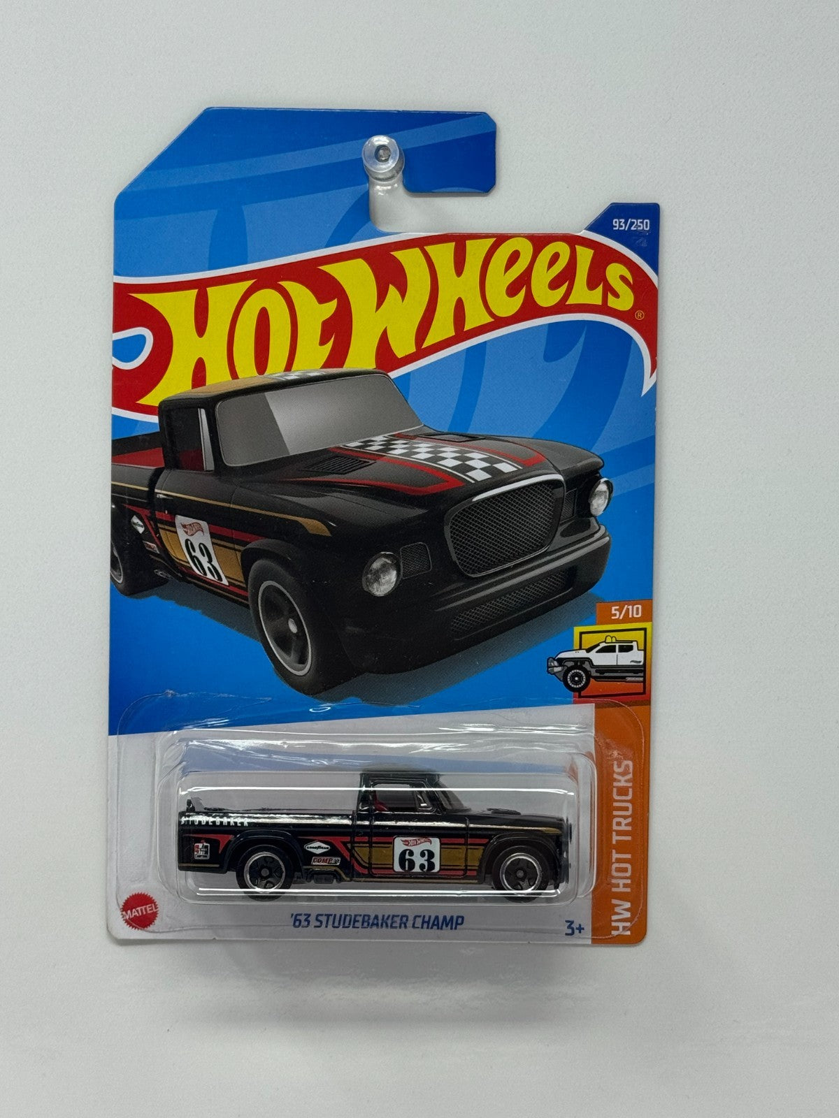 Hot Wheels Hot Trucks 1963 Studebaker Champ 1:64 Diecast