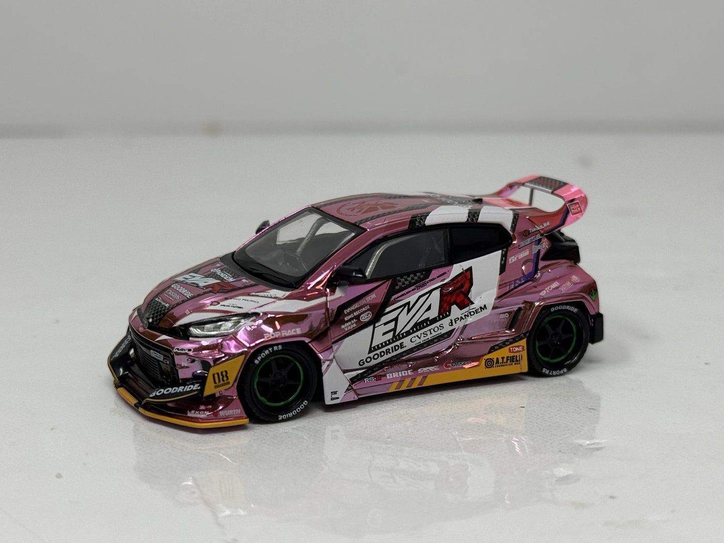 Pop Race x EVA RT Production Toyota GR Yaris PR64-220 1:64 Diecast