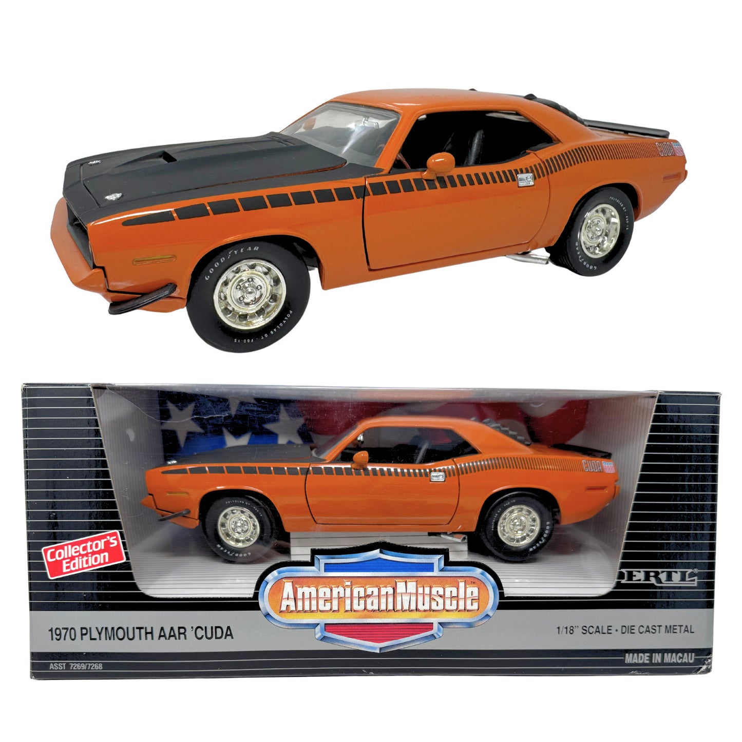 Ertl American Muscle 1970 Plymouth AAR ’Cuda 1:18 Diecast