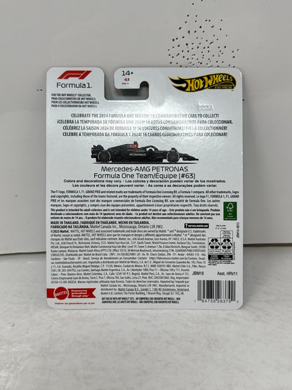 Hot Wheels Premium Formula One Mercedes-AMG Petronas F1 Team #63 1:64 Diecast
