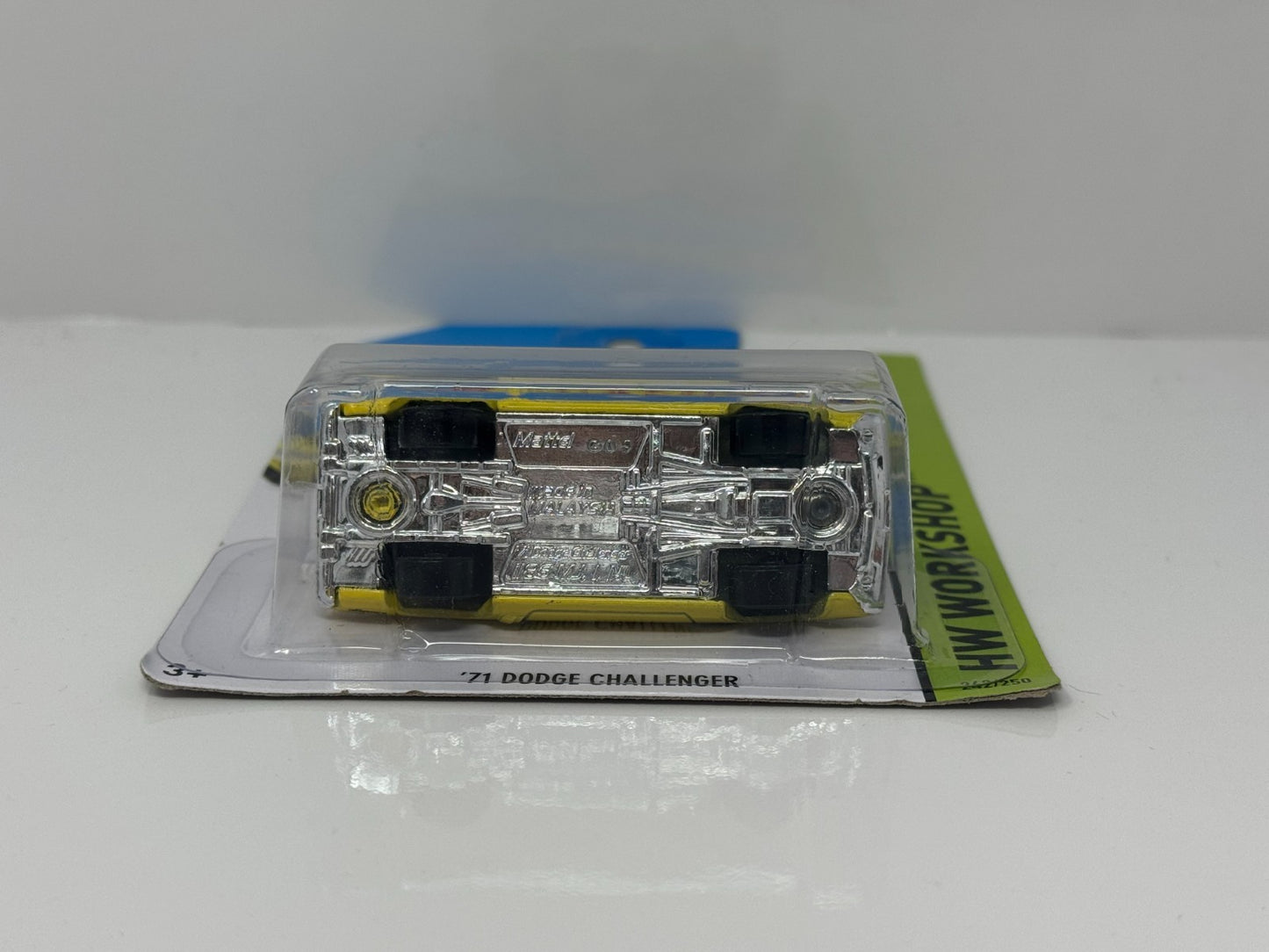 Hot Wheels Workshop 1971 Dodge Challenger 1:64 Diecast Yellow