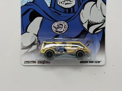 Hot Wheels DC Originals Darkseid Dream Van XGW 1:64 Diecast Real Riders Gold