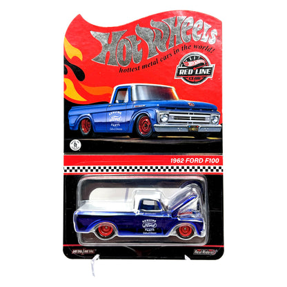 Hot Wheels RLC Red Line Club 1962 Ford F100 1:64 Diecast 2459/30000