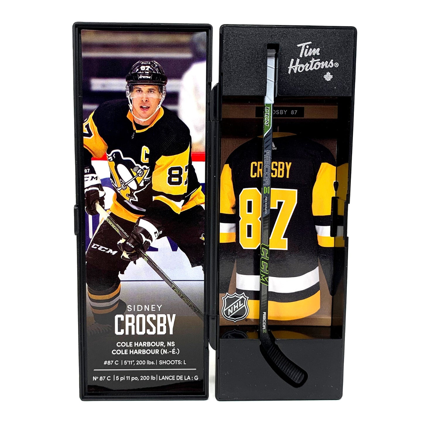 Sidney Crosby Tim Hortons NHL Superstars Collectible Mini Hockey Stick