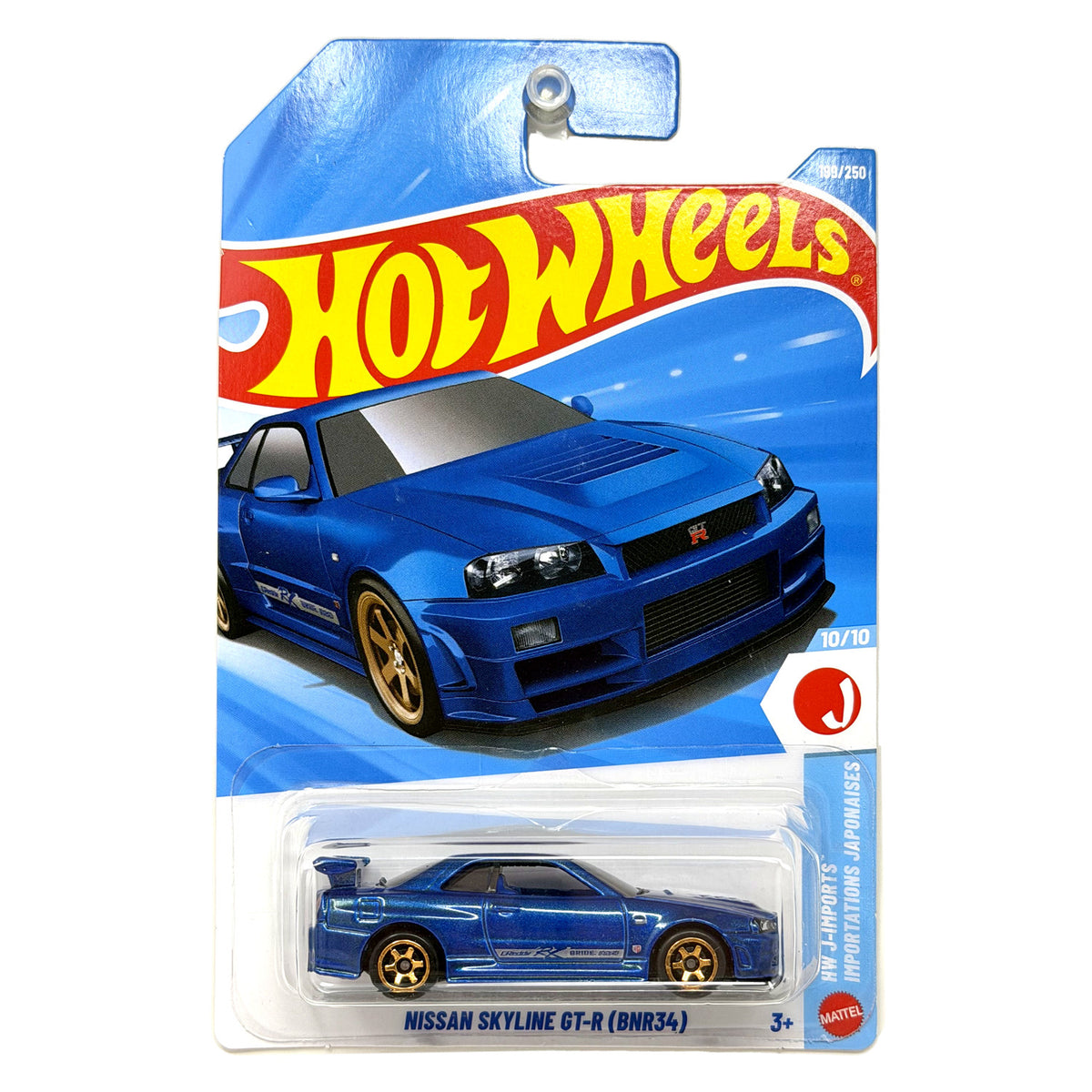 Hot Wheels J-Imports Nissan Skyline GT-R BNR34 1:64 Diecast JDM