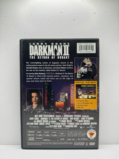 Darkman II The Return of Durant (DVD) Larry Drake Action