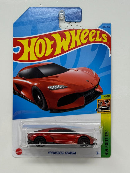 Hot Wheels Exotics Koenigsegg Gemera 1:64 Diecast Red