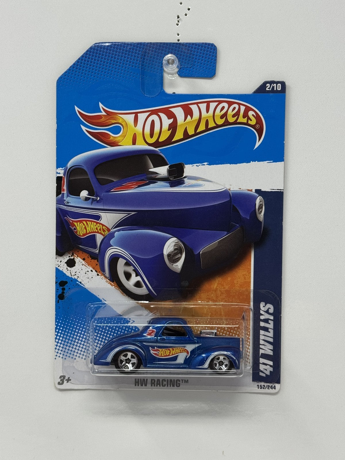 Hot Wheels Racing 1941 Willys 1:64 Diecast Blue