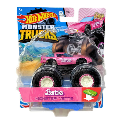Hot Wheels Monster Trucks Treasure Hunt Barbie Monster ’Vette 1:64 Diecast